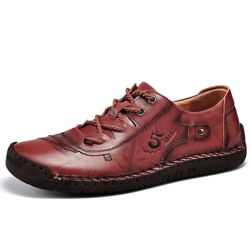 Comfortable Leather Men's Casual Shoes-My Soft Slipper