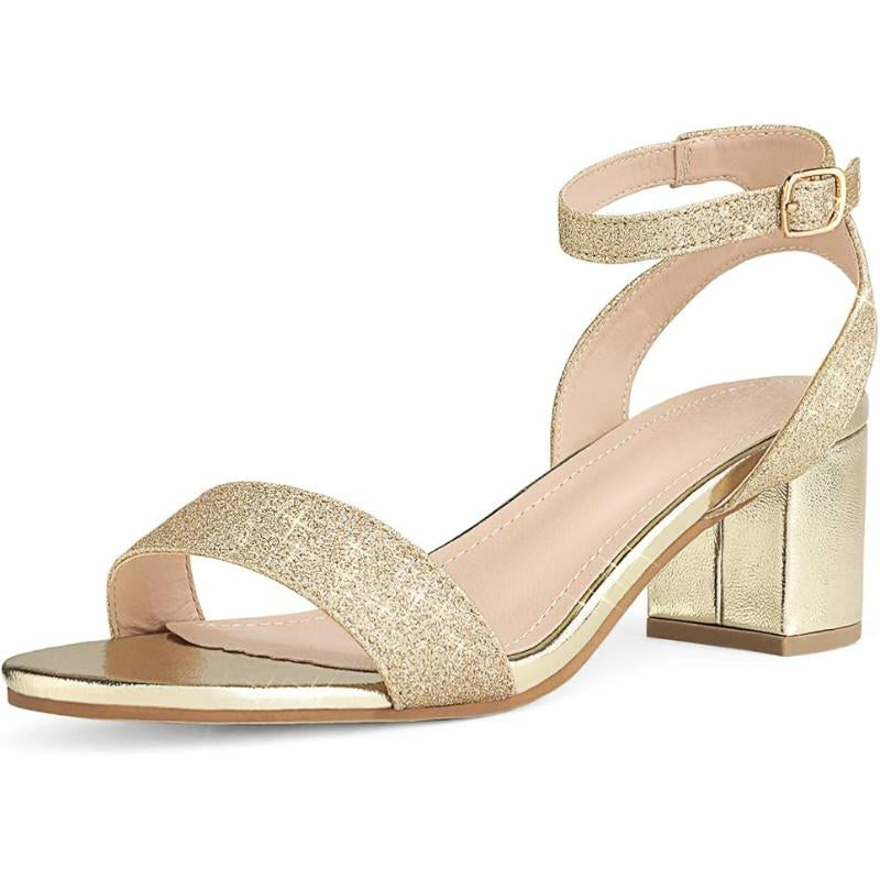 Women Open Style Block With Straps-My Soft Slipper