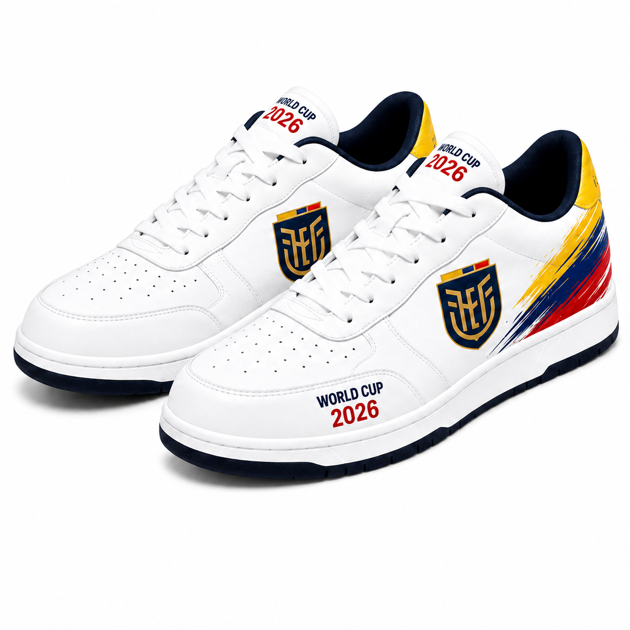 World Cup 2026 Ecuador Football Fan Printed Shoes