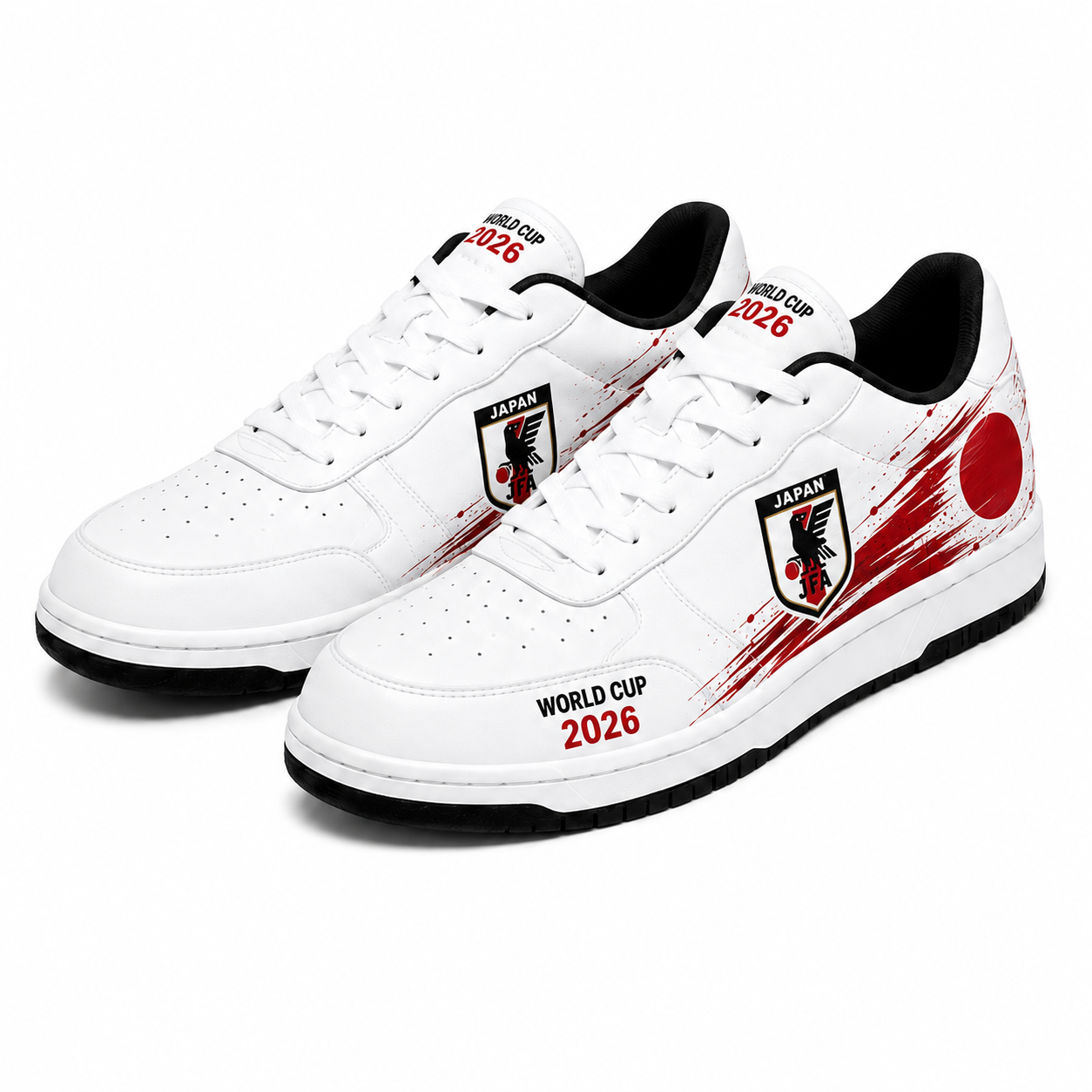 World Cup 2026 Japan Football Fan Printed Shoes