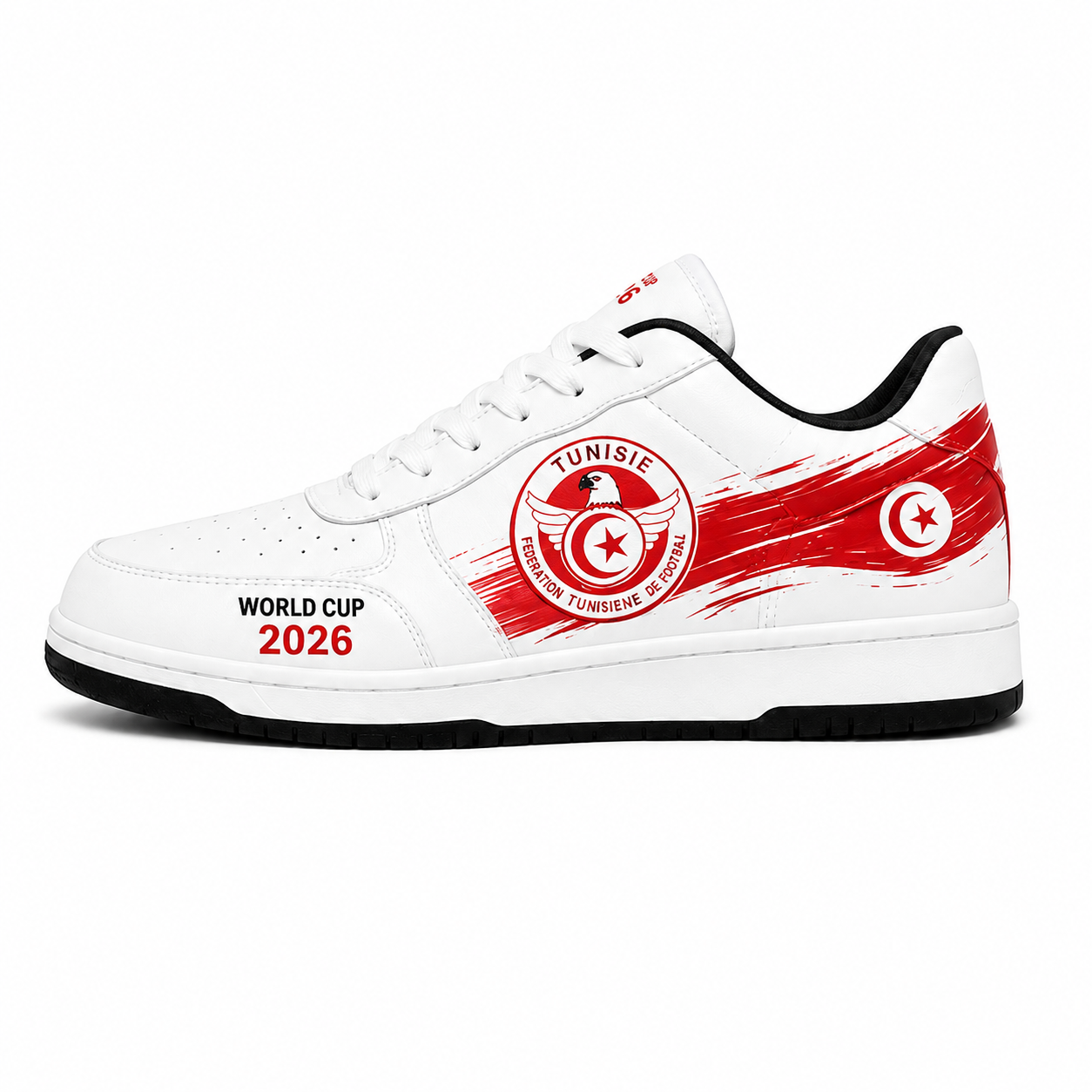 World Cup 2026 Tunisia Football Fan Printed Shoes