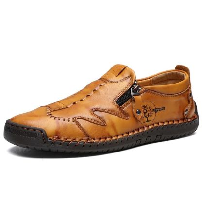 Men's Casual Soft Leather Shoes-My Soft Slipper