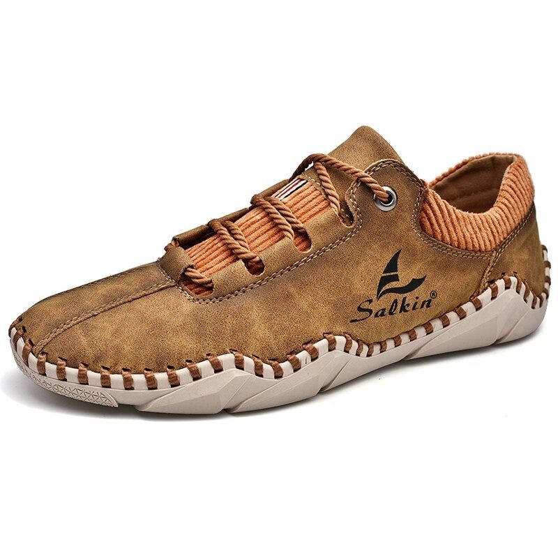 Men's Artificial Leather Casual Shoes-My Soft Slipper