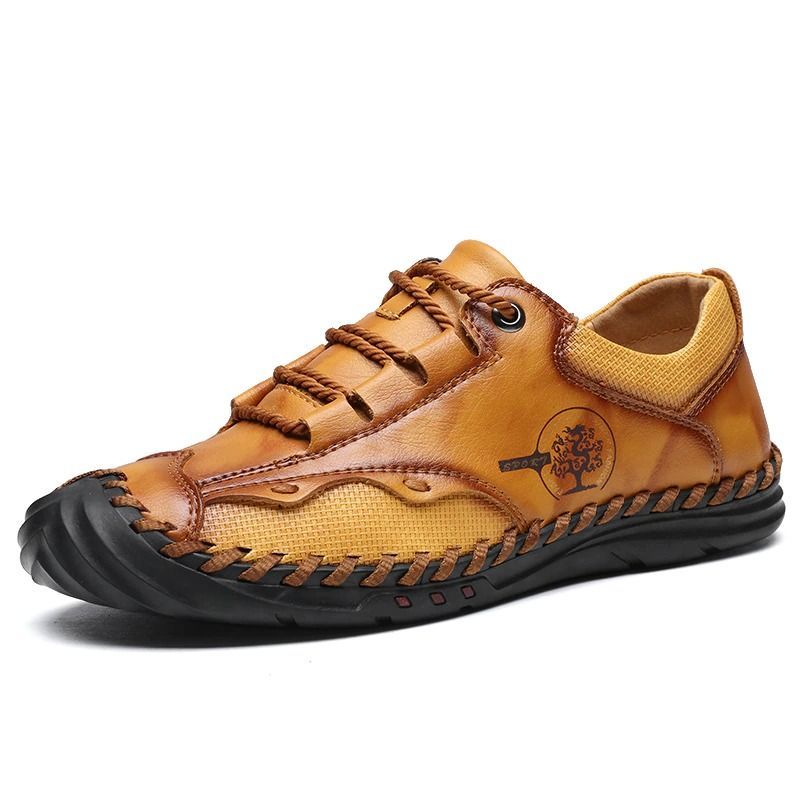 Men's Casual Soft Leather Shoes-My Soft Slipper