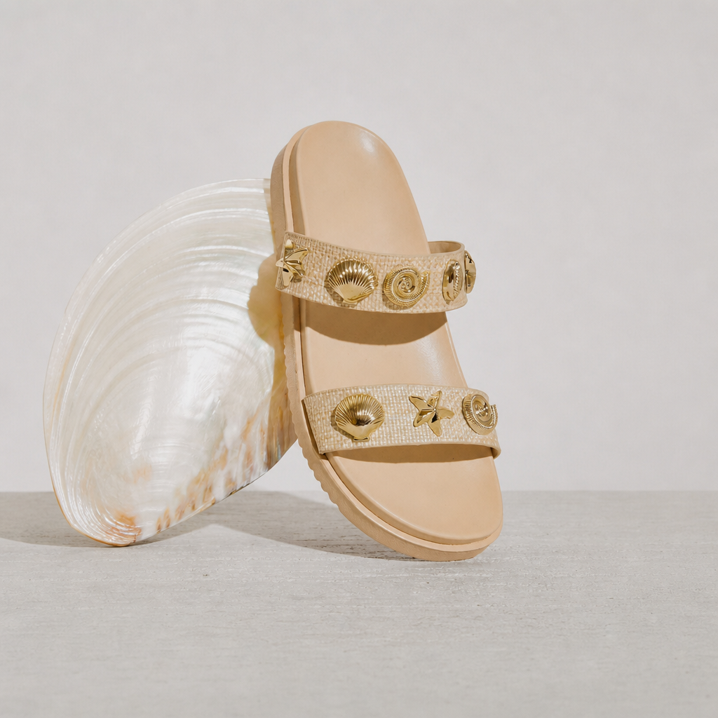 Casual Double Strap Flat Sandals For Summer