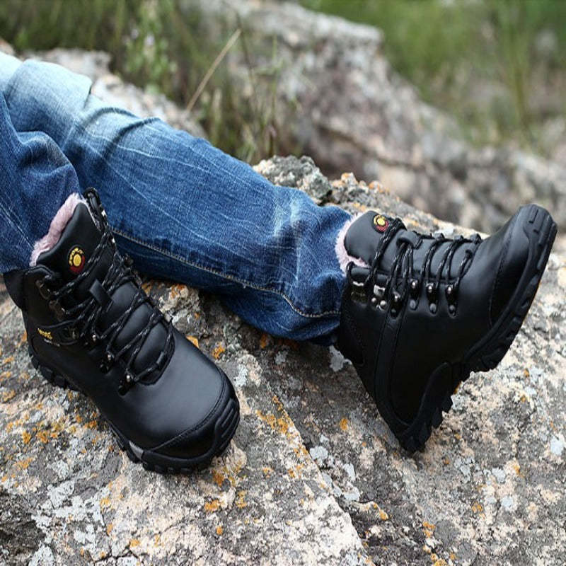 Men's Snow Comfortable Ankle Boots-My Soft Slipper