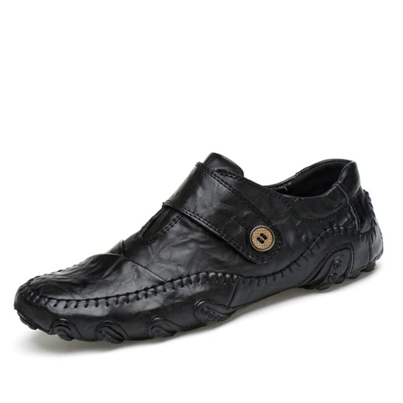 Men's Slip On Leather Flats Loafers-My Soft Slipper