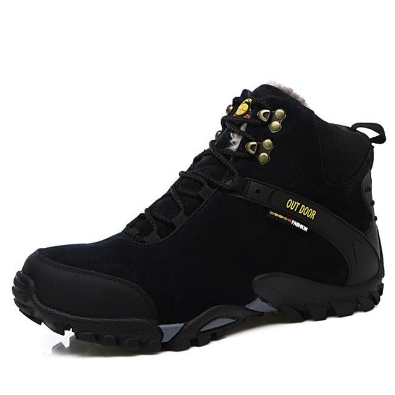 Men's Warm Plush Ankle Boots-My Soft Slipper