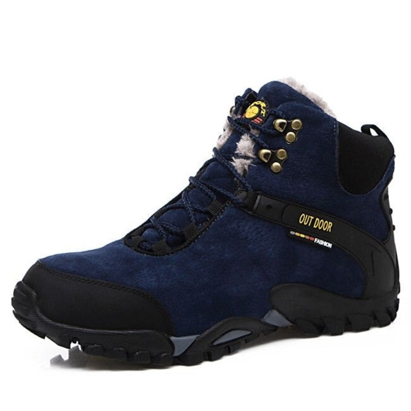 Men's Warm Plush Ankle Boots-My Soft Slipper