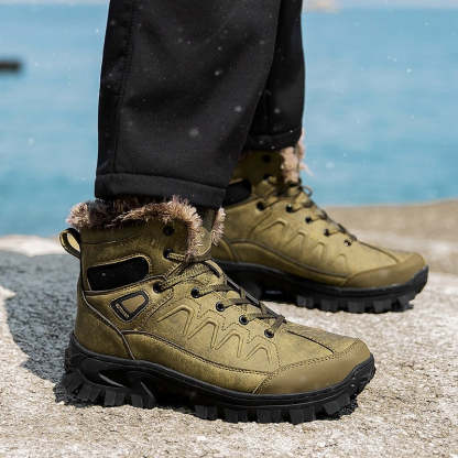 Men's Outdoor Non-Slip Hiking Ankle Boots-My Soft Slipper