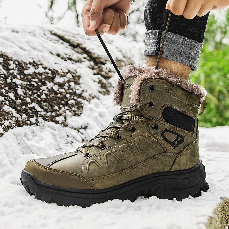 Men's Outdoor Non-Slip Hiking Ankle Boots-My Soft Slipper