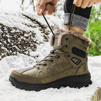 Men's Outdoor Non-Slip Hiking Ankle Boots-My Soft Slipper