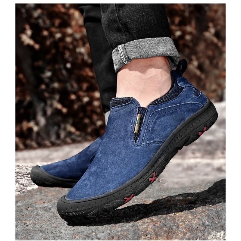 Genuine Leather Men's Outdoor Shoes-My Soft Slipper