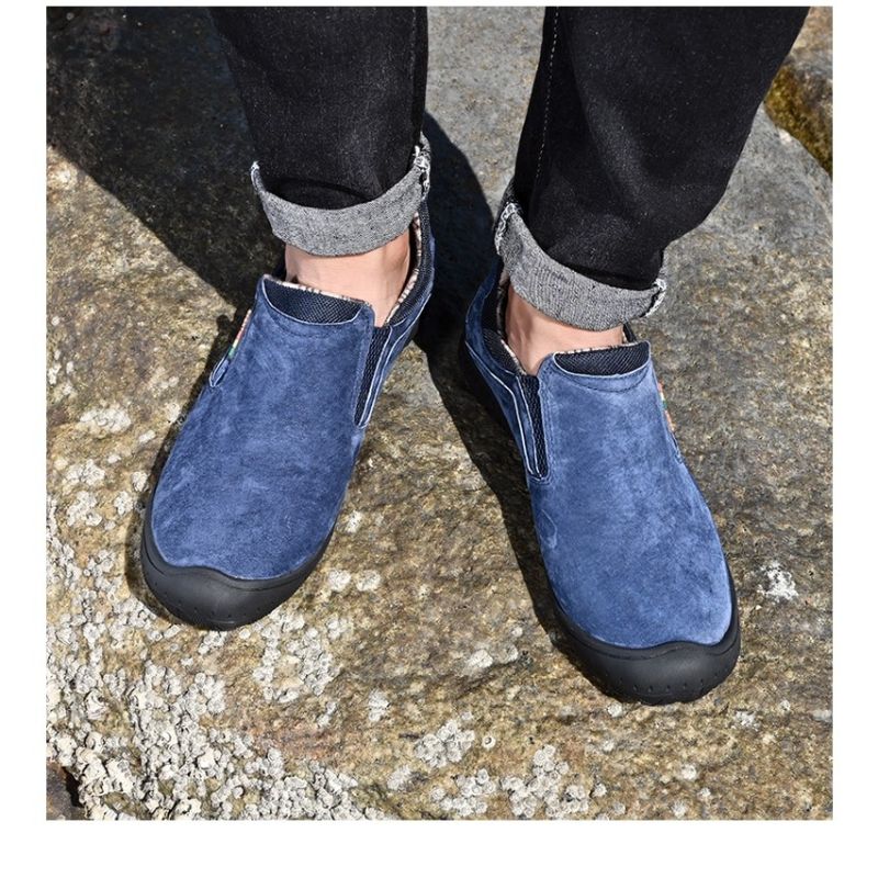 Genuine Leather Men's Outdoor Shoes-My Soft Slipper