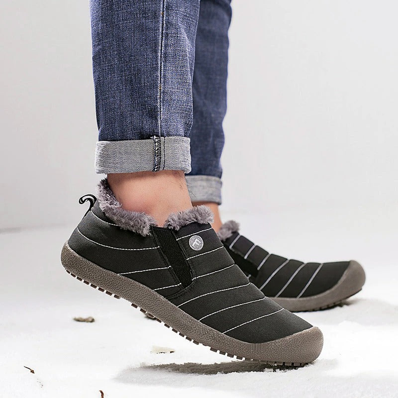 Men's Warm Snow Waterproof Outdoor Ankle Boots-My Soft Slipper