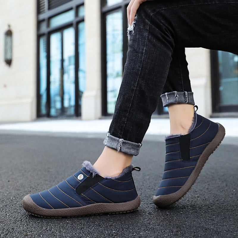 Men's Warm Snow Waterproof Outdoor Ankle Boots-My Soft Slipper