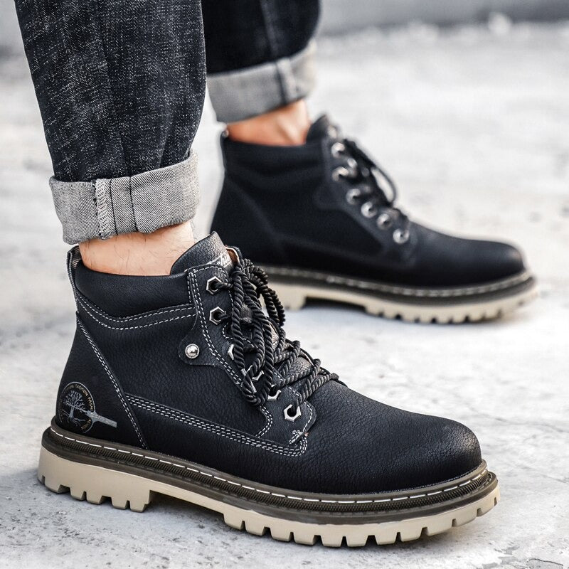 Men's Warm Waterproof Comfortable Boots-My Soft Slipper