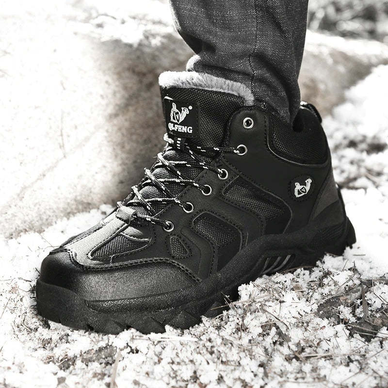 Men's Winter Warm Snow Ankle Boots-My Soft Slipper