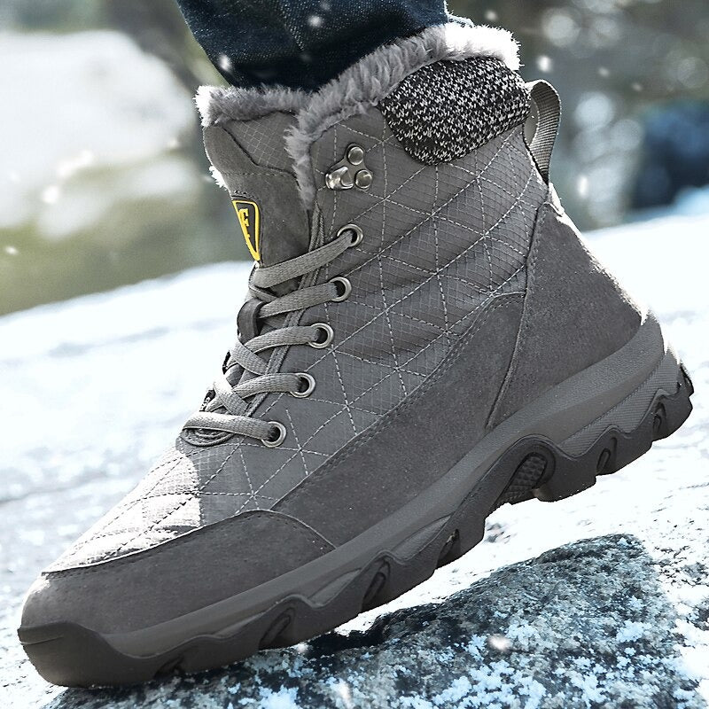 Men's Warm Outdoor Non-Slip Snow Boots-My Soft Slipper