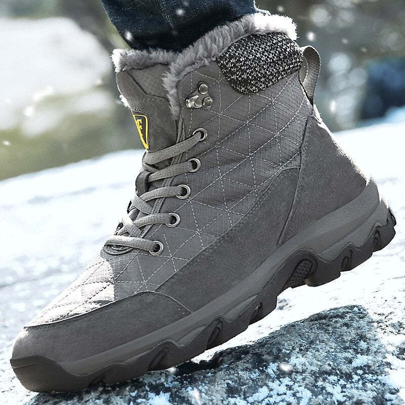 Men's Warm Outdoor Non-Slip Snow Boots-My Soft Slipper