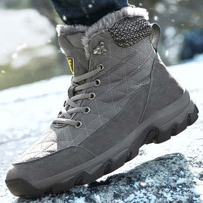 Men's Warm Outdoor Non-Slip Snow Boots-My Soft Slipper