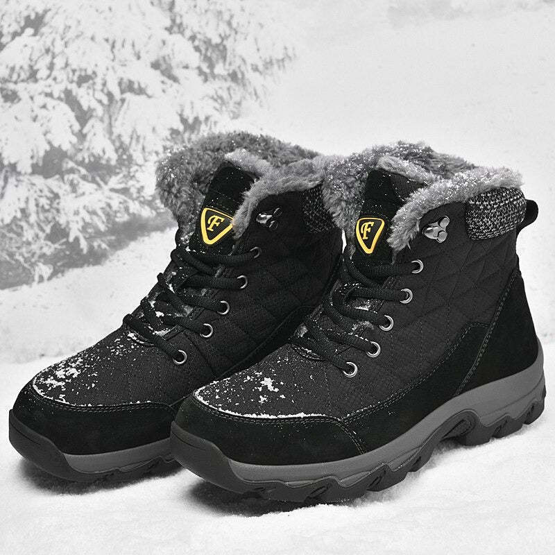 Men's Warm Outdoor Non-Slip Snow Boots-My Soft Slipper