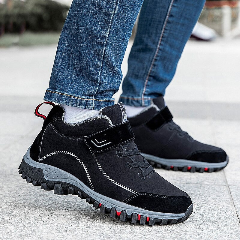 Men's Warm Non-Slip Outdoor Ankle Boots-My Soft Slipper