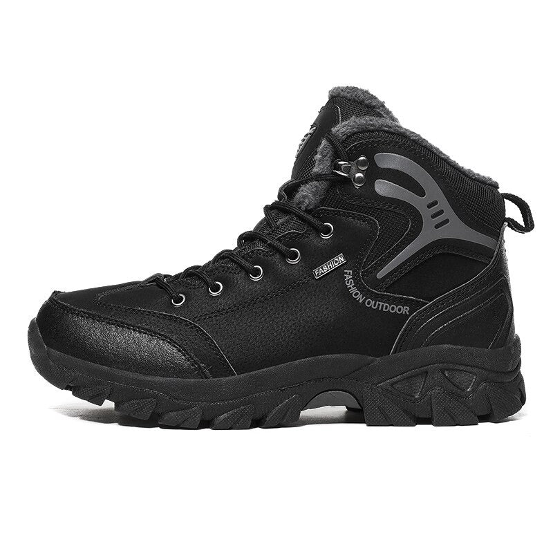 Men's Warm Waterproof Ankle Boots-My Soft Slipper