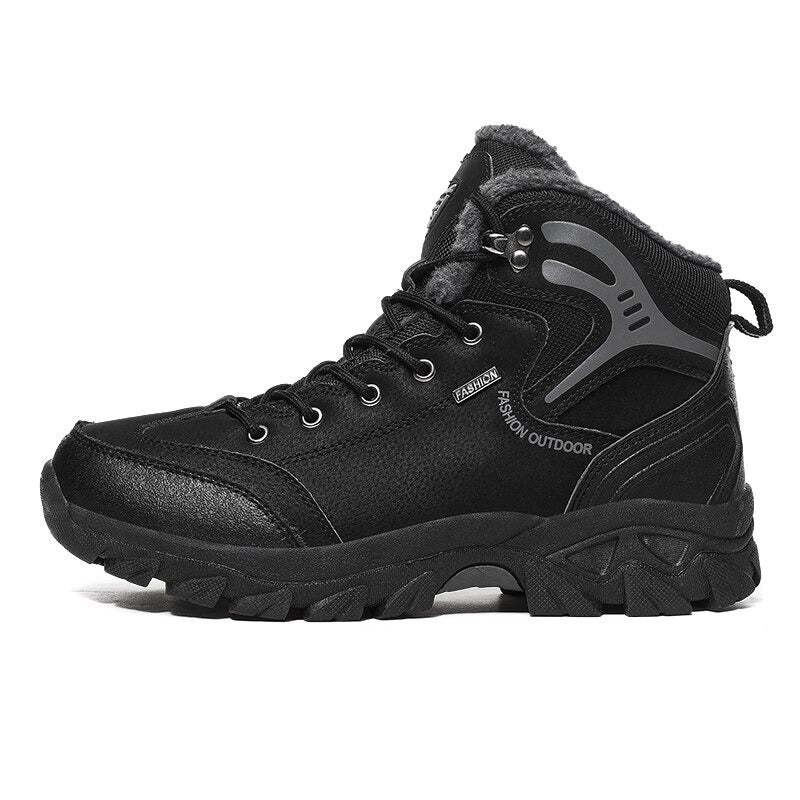 Men's Warm Waterproof Ankle Boots-My Soft Slipper