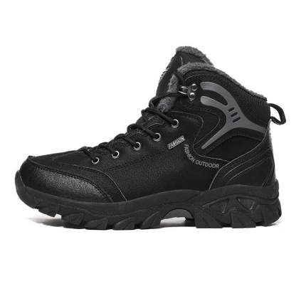 Men's Warm Waterproof Ankle Boots-My Soft Slipper
