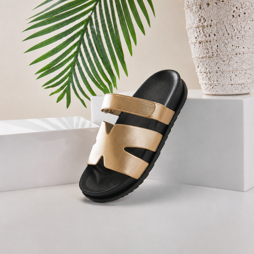 Casual Double Strap Flat Sandals For Summer