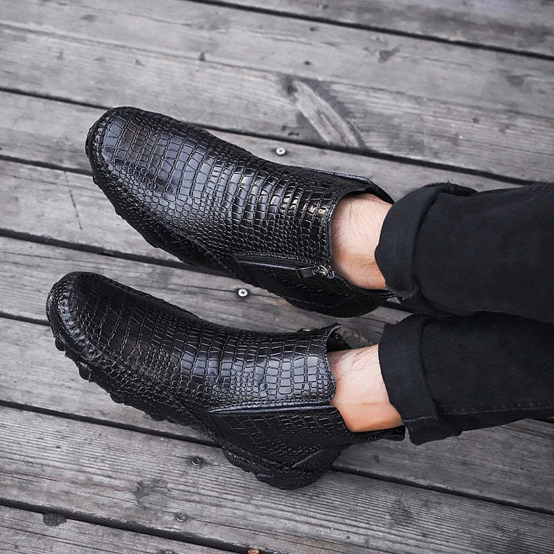 Classic Men's Snow Outdoor Motorcycle Boots-My Soft Slipper