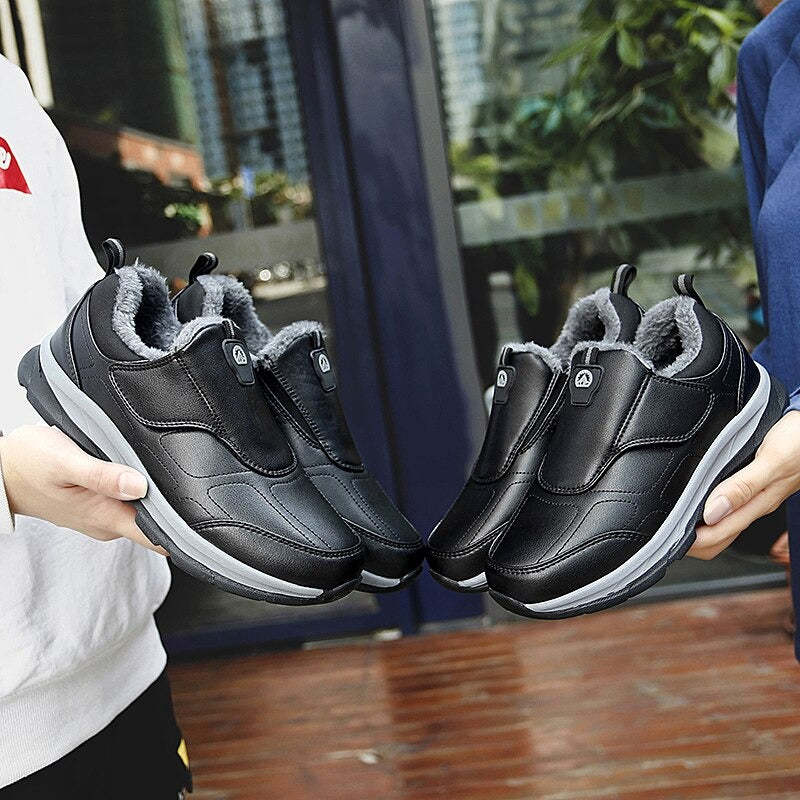 Men's Outdoor Handmade Warm Ankle Boots-My Soft Slipper