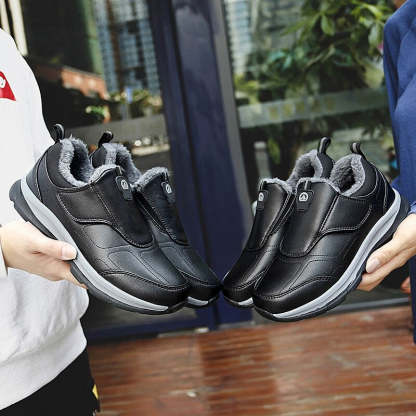 Men's Outdoor Handmade Warm Ankle Boots-My Soft Slipper