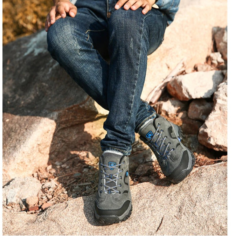 Men's Warm Winter Fur Boots-My Soft Slipper