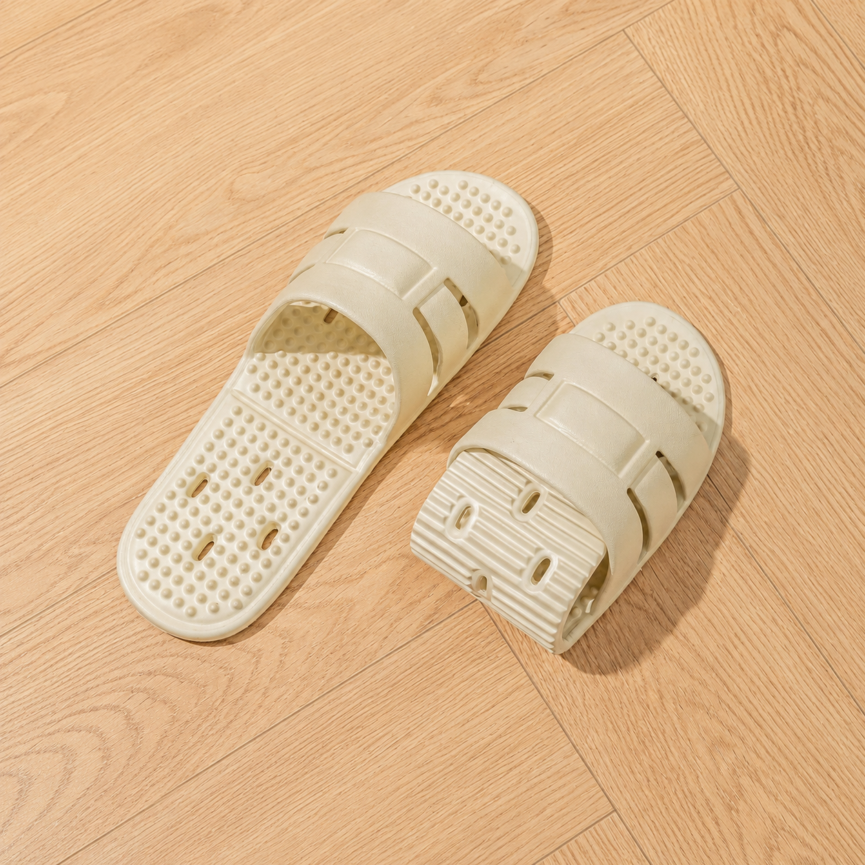 Foldable Quick Dry Travel Shower Swimming Pool Slippers For Women