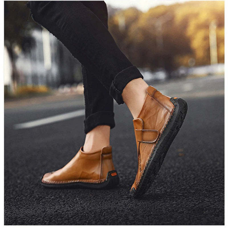 Men's Fur Snow Ankle Boots-My Soft Slipper