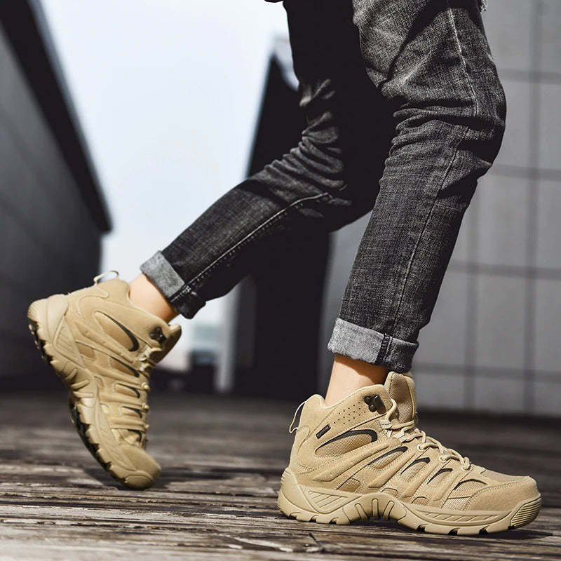 Men's Tactical Military Non-Slip Boots-My Soft Slipper