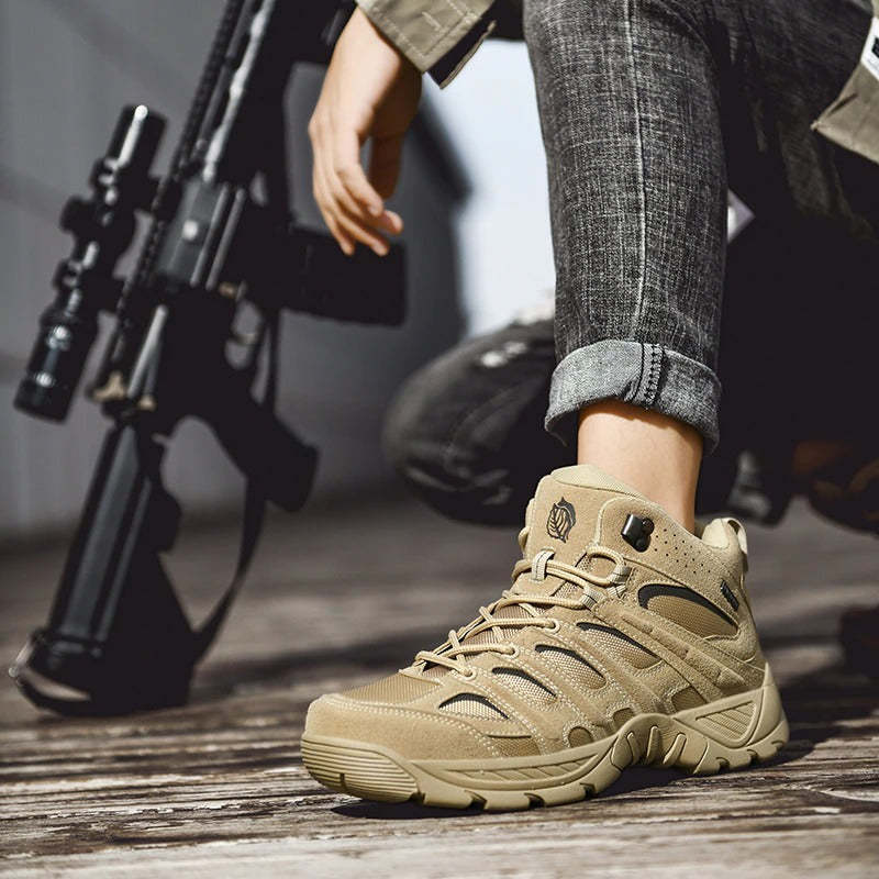 Men's Tactical Military Non-Slip Boots-My Soft Slipper