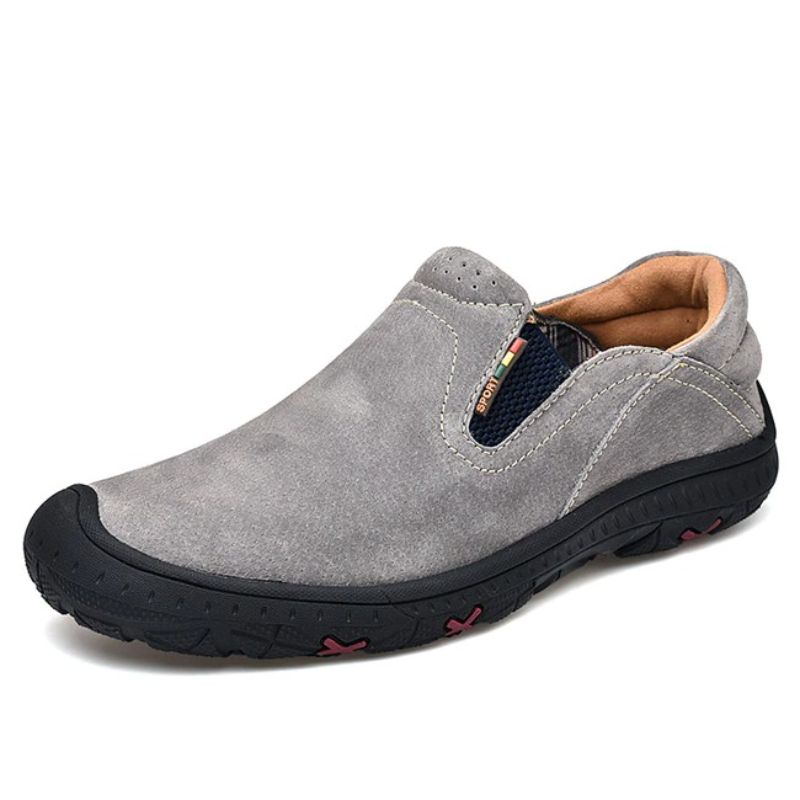 Men's Genuine Leather Loafers-My Soft Slipper