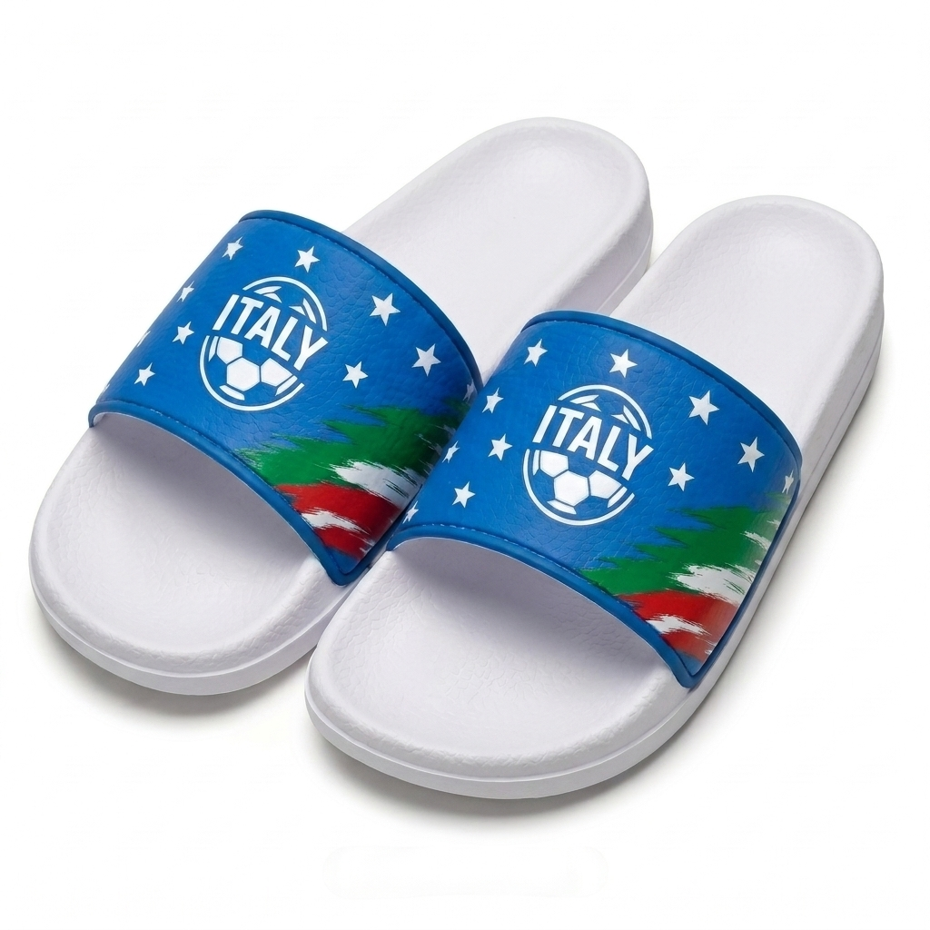 World Cup 2026 Italy Football Fan Printed Slippers