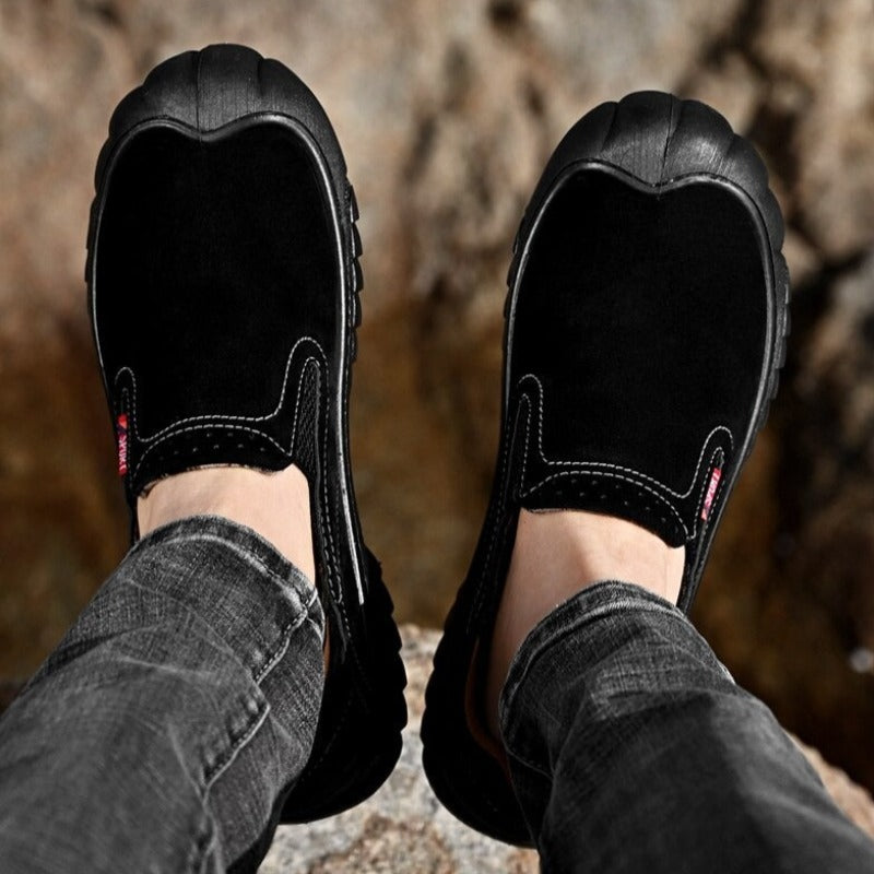 Men's Casual Comfortable Leather Sneakers-My Soft Slipper