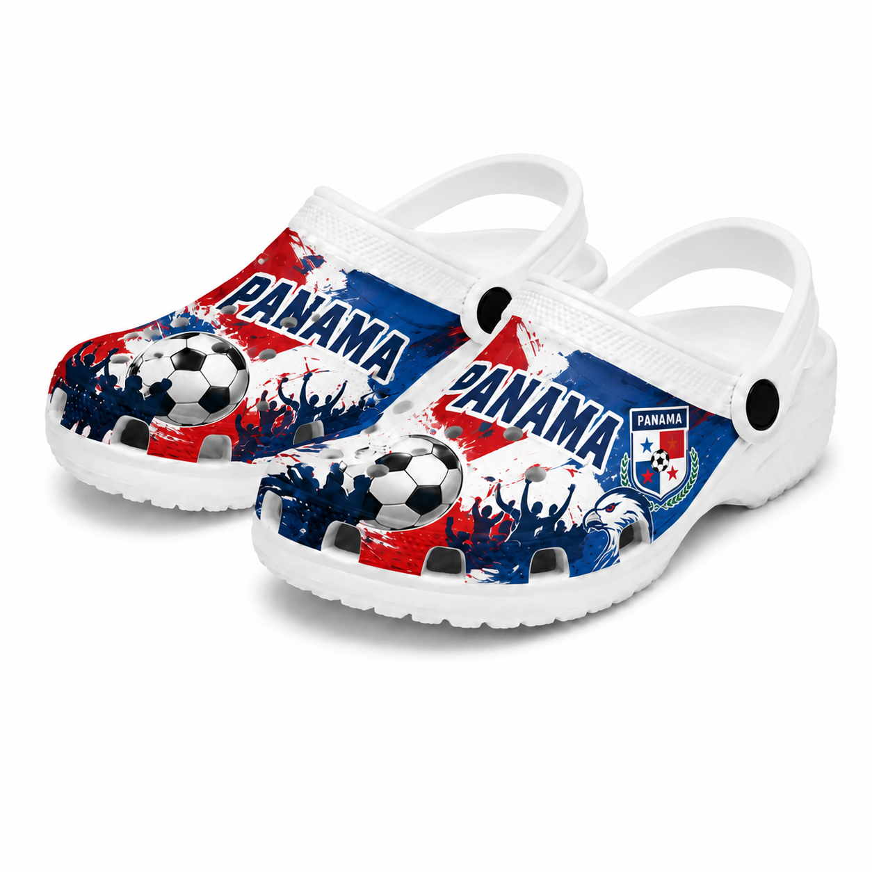 World Cup 2026 Panama Football Fan Printed Clogs
