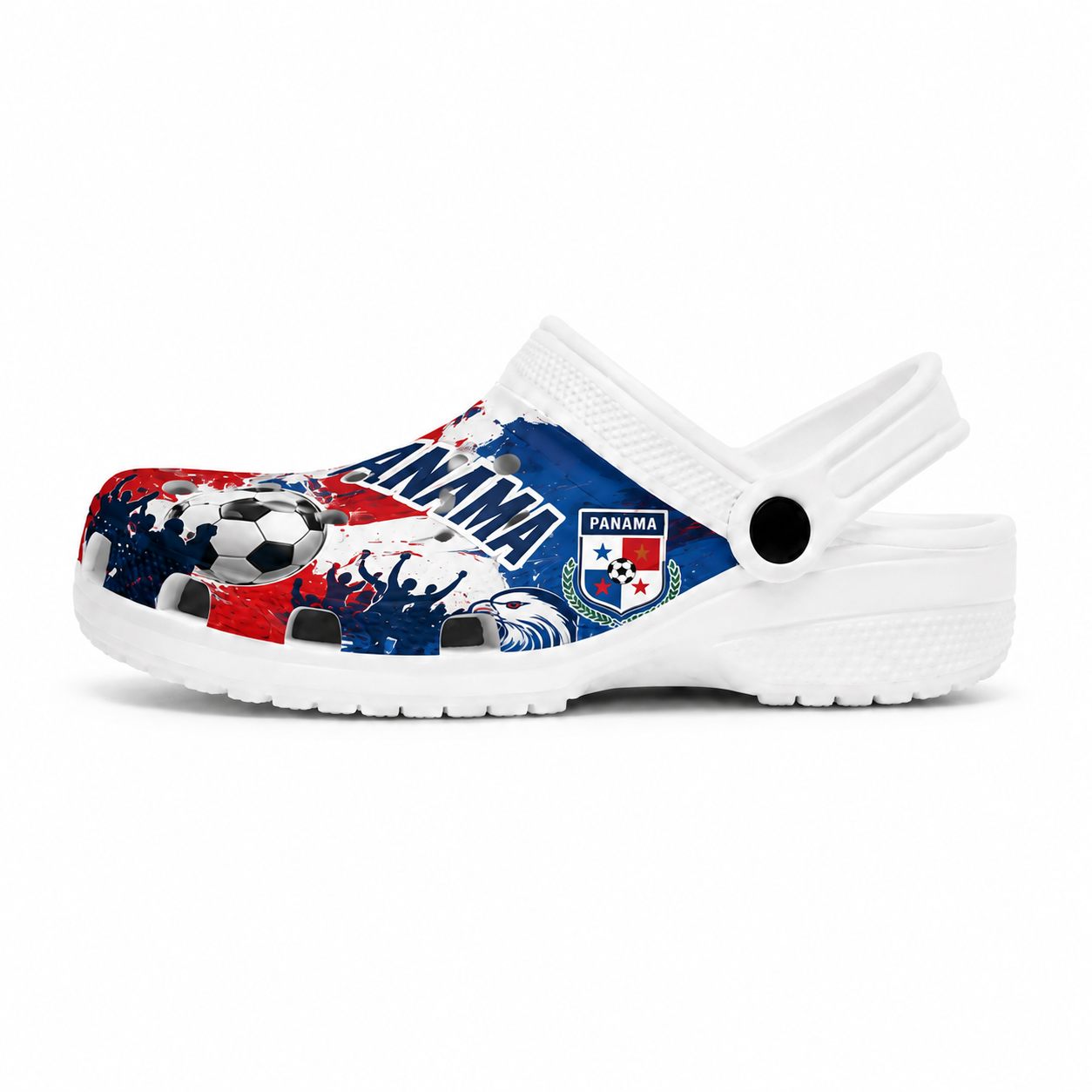 World Cup 2026 Panama Football Fan Printed Clogs