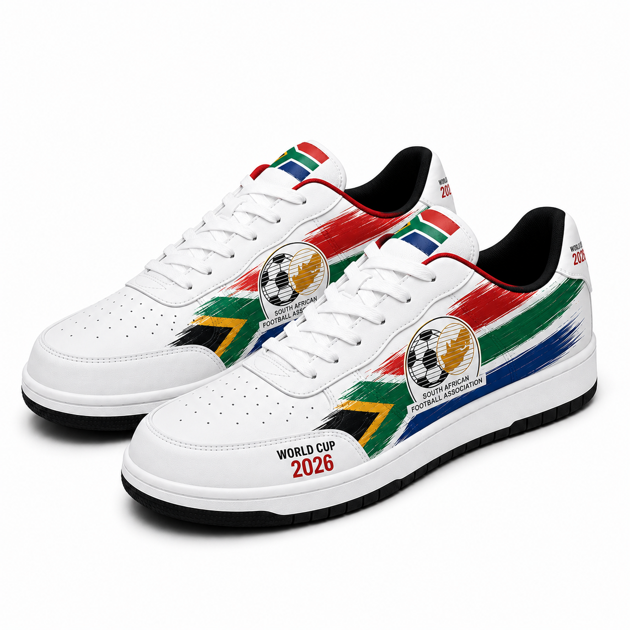 World Cup 2026 South Africa Football Fan Printed Shoes