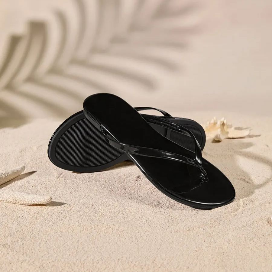Woven Roman Style Open Toe Flat Flip Flop Sandals For Women