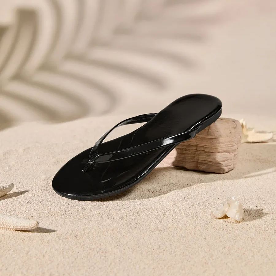 Woven Roman Style Open Toe Flat Flip Flop Sandals For Women