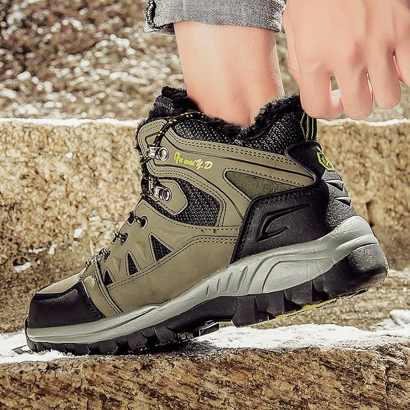 Men's Warm Non-Slip Ankle Boots-My Soft Slipper