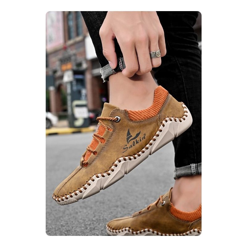 Men's Artificial Leather Casual Shoes-My Soft Slipper