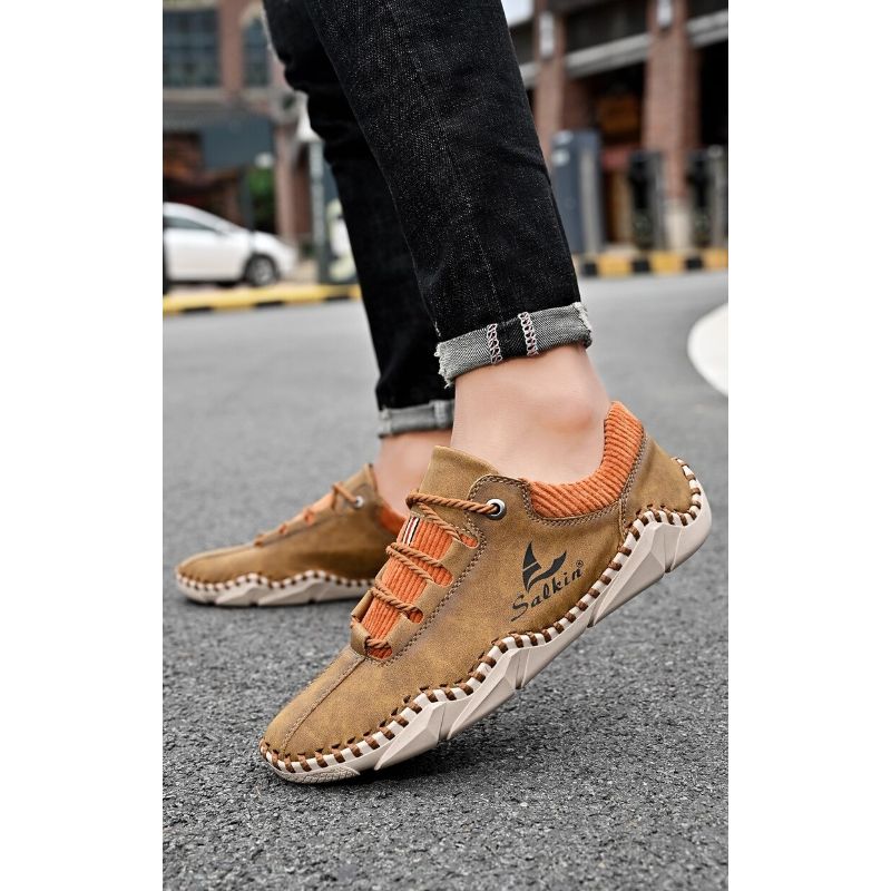Men's Artificial Leather Casual Shoes-My Soft Slipper